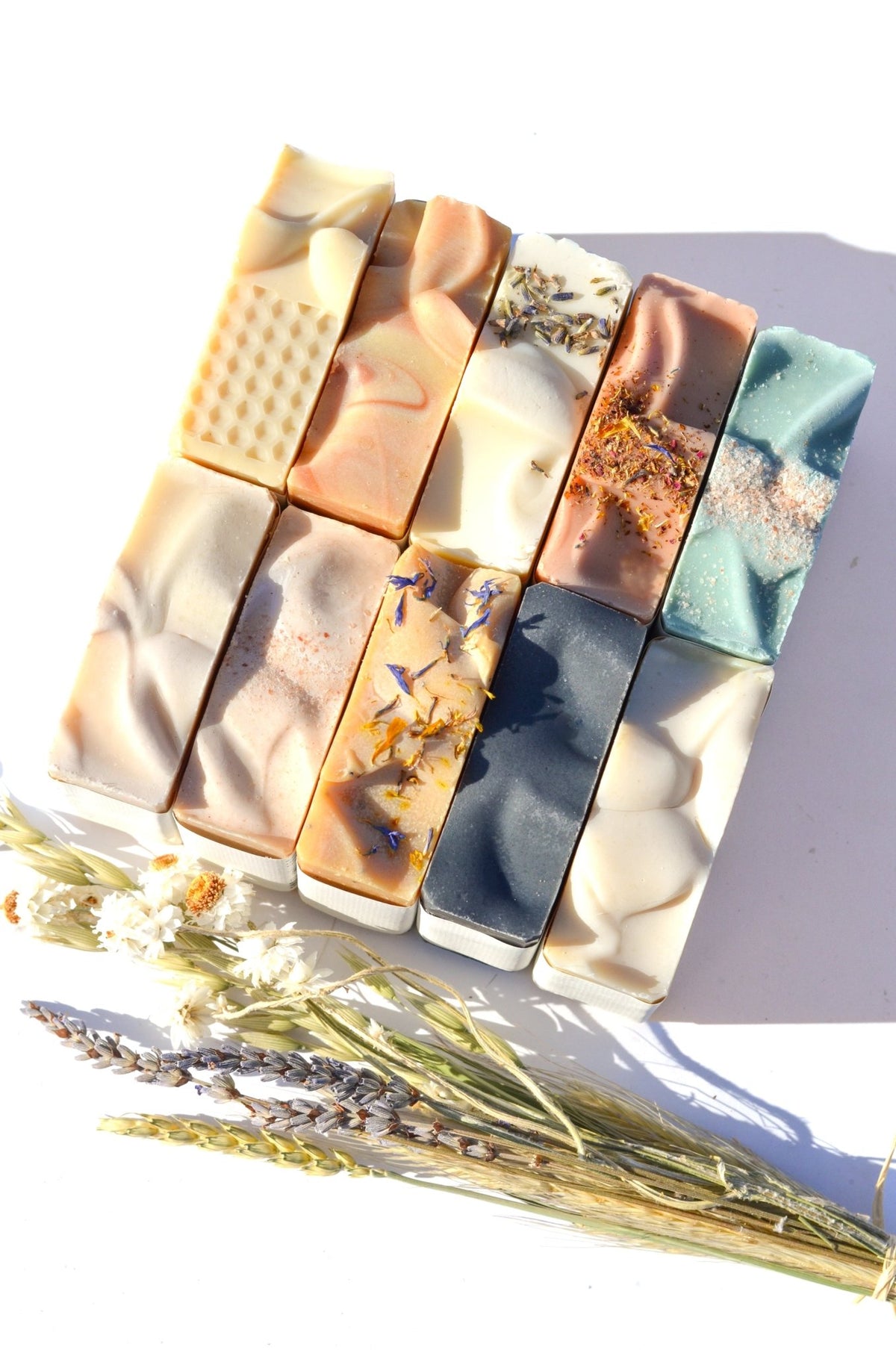 10 Piece Handmade Artisan Goat Milk & Tallow Luxury Soap Collection