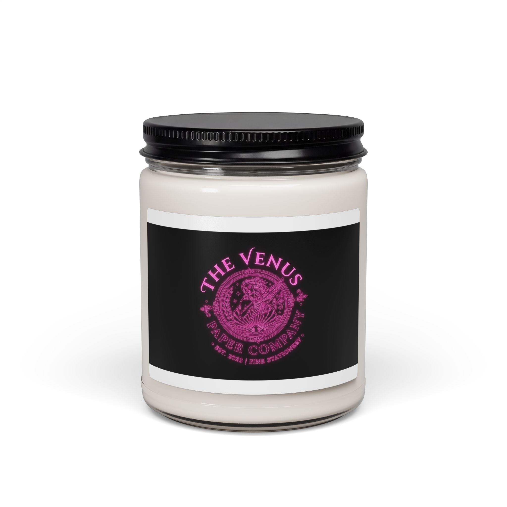 The Venus Scented Soy Candle — 9oz Aromatherapy Jar (Floral Musk)