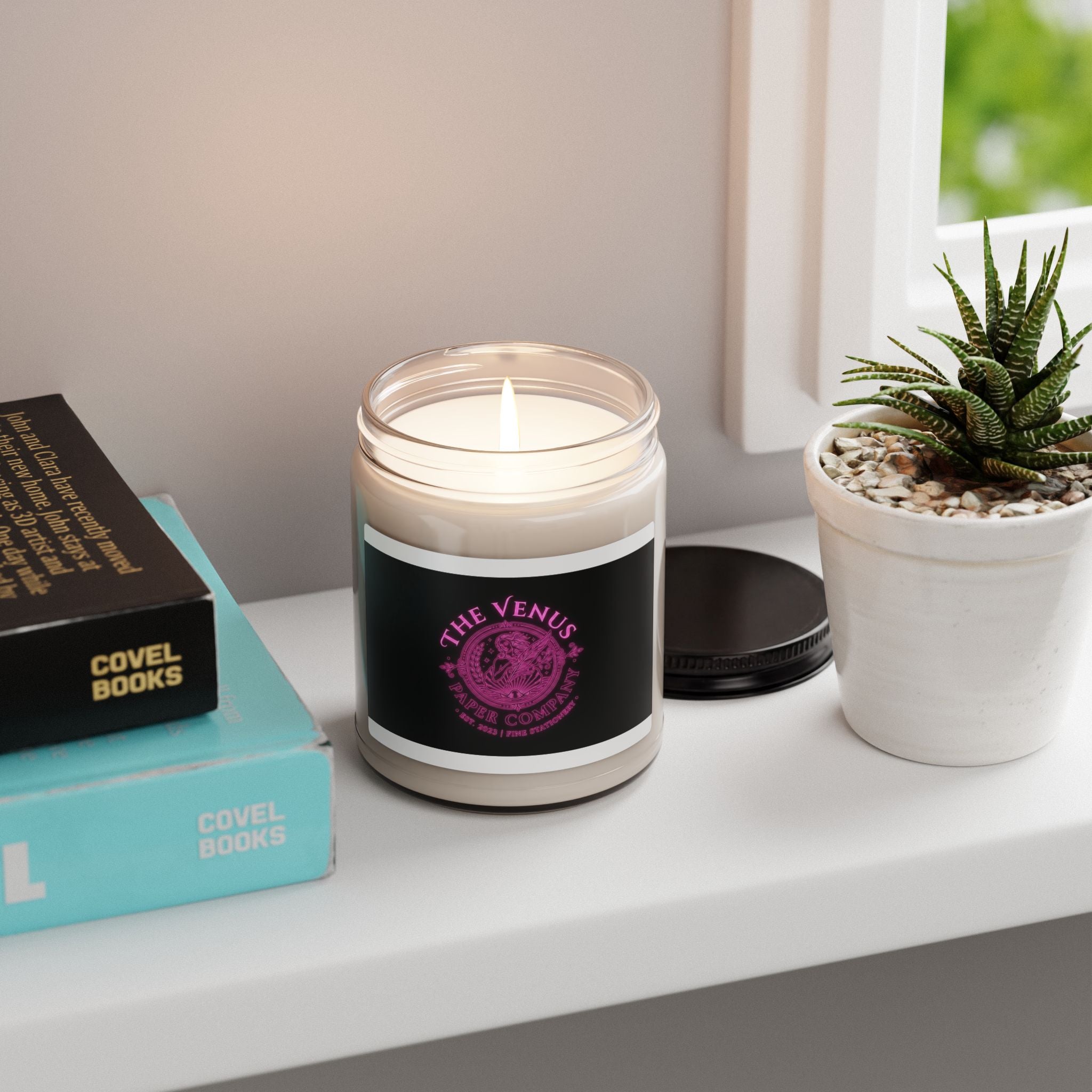 The Venus Scented Soy Candle — 9oz Aromatherapy Jar (Floral Musk)
