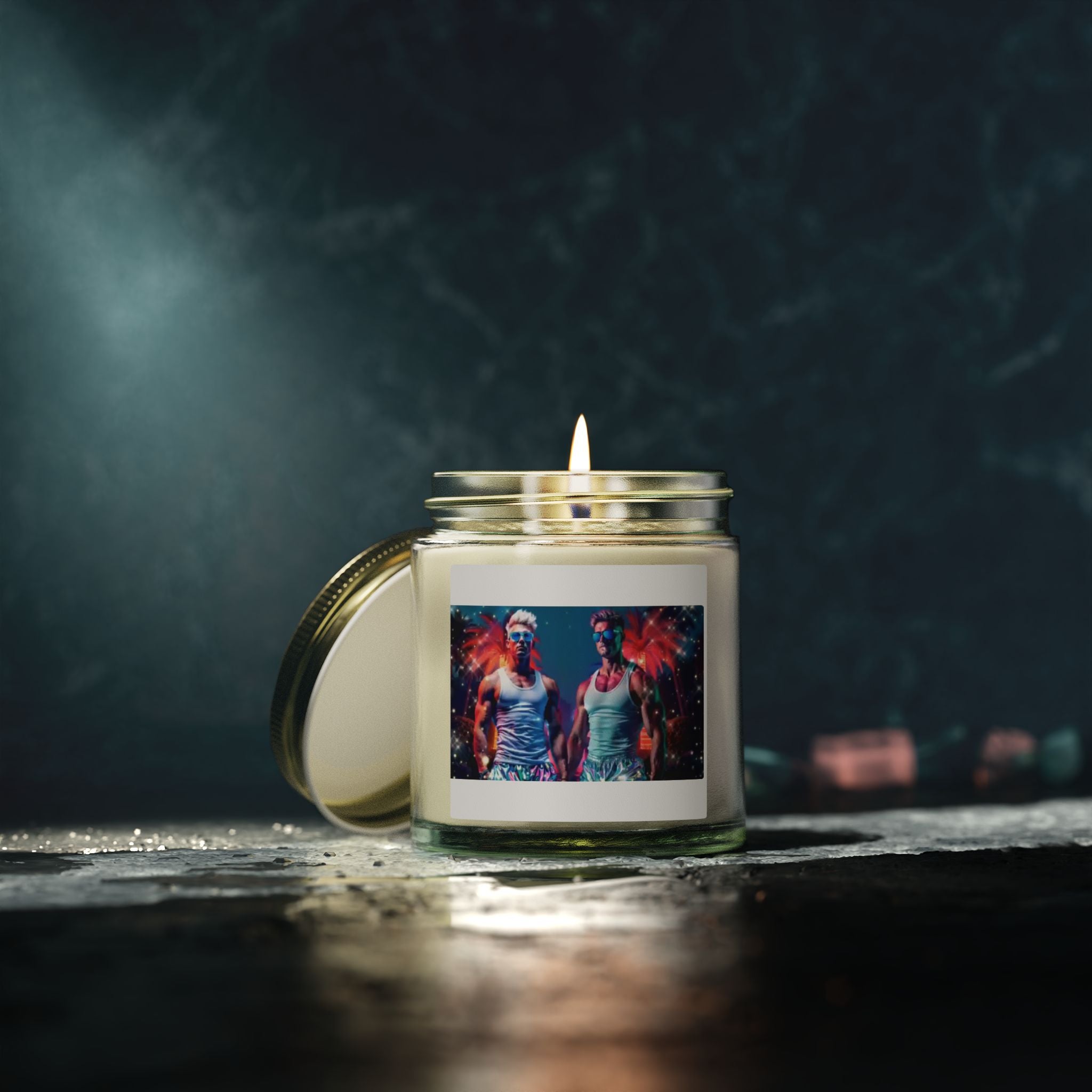 Coconut Apricot Scented Candle (4oz or 9oz) — Tropical Spa Aroma