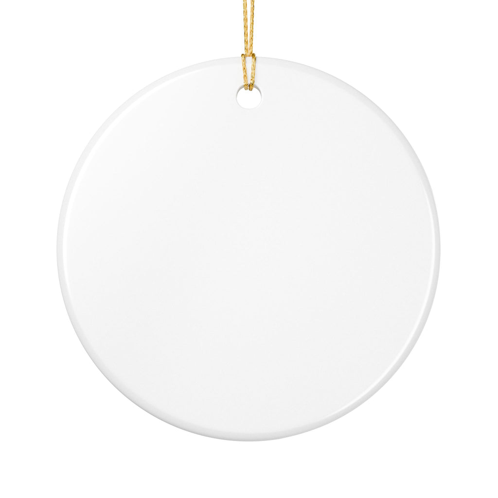Photo Ceramic Ornament — Personalized Couple Hands Keepsake