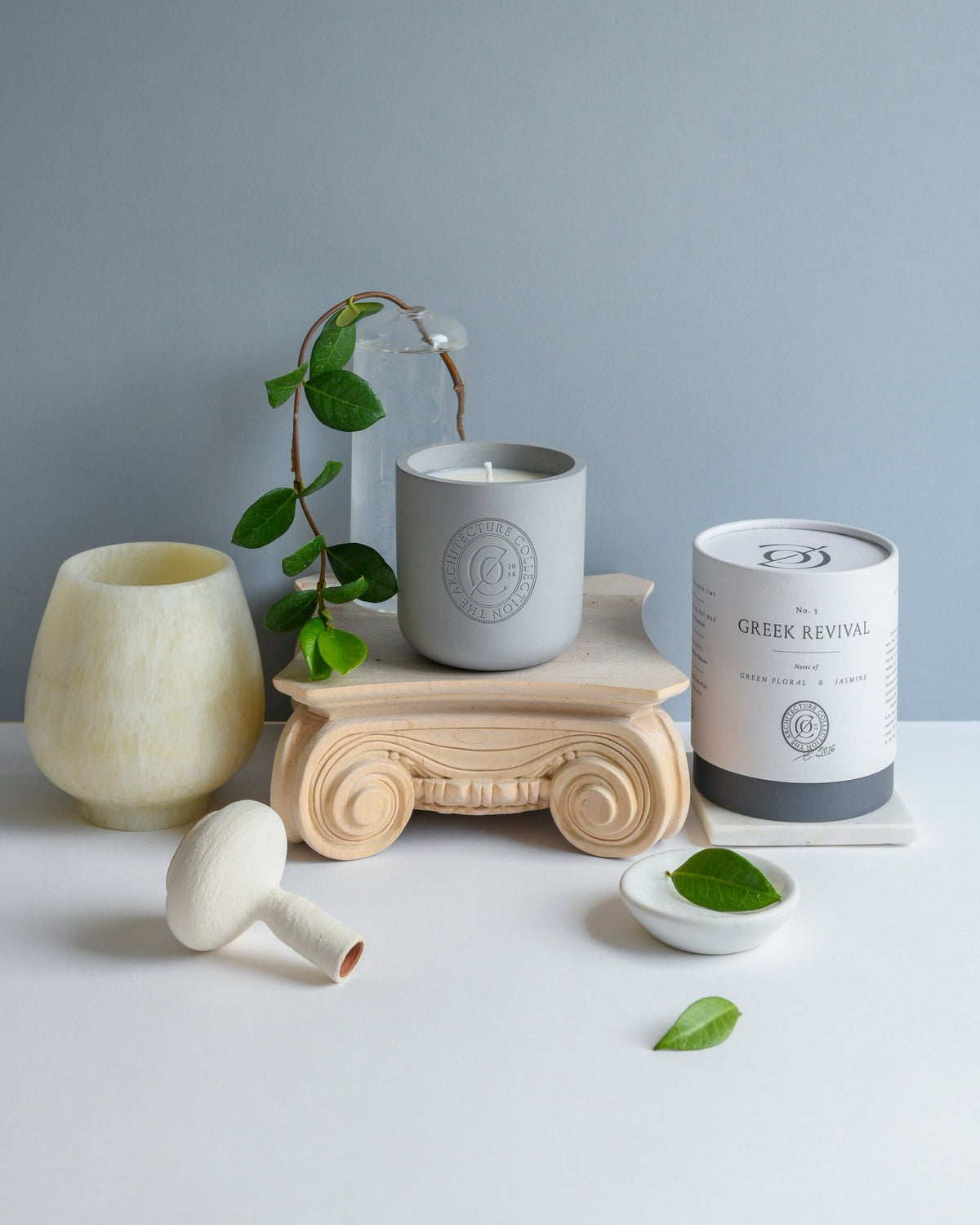 Classic Greek Revival Candle Fig Jasmine Mediterranean Scent
