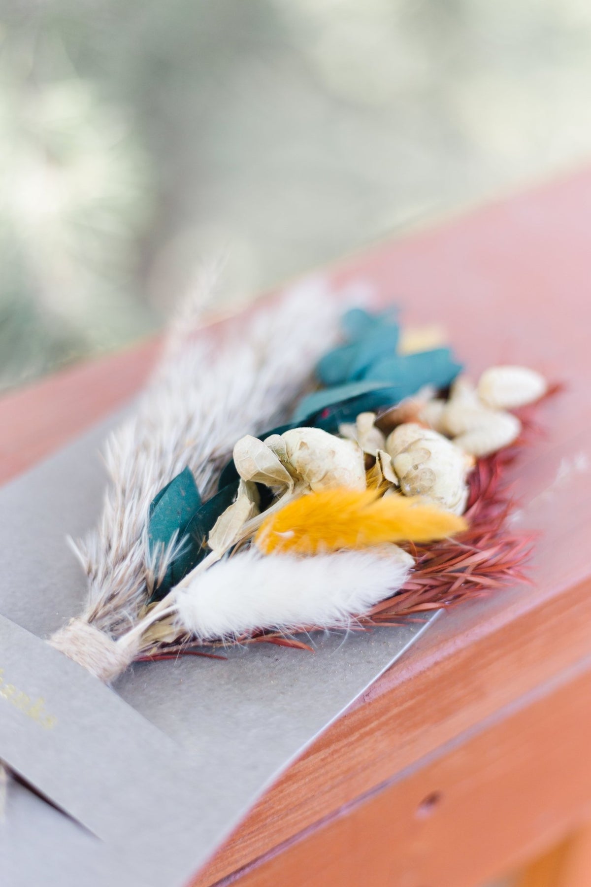 Congrats Mini Bouquet Card | Real Dried Flowers Luxe Gift Greeting Card