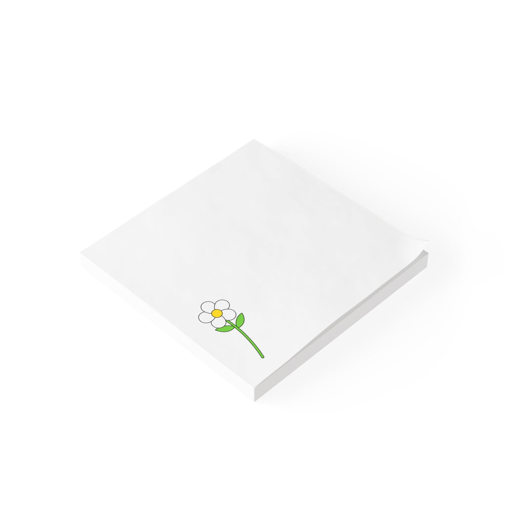 Daisy Corner Post-it Note Pads – Cute Floral Sticky Notes for Notes & Reminders