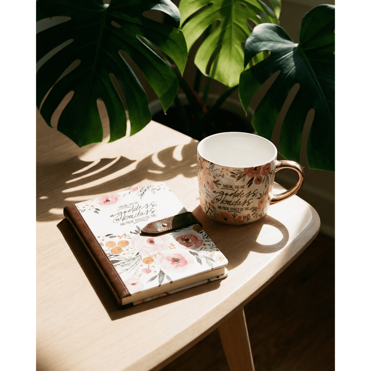 Darling You Are a Goddess Strap Journal | Women’s  Inspirational Motivational Notebook