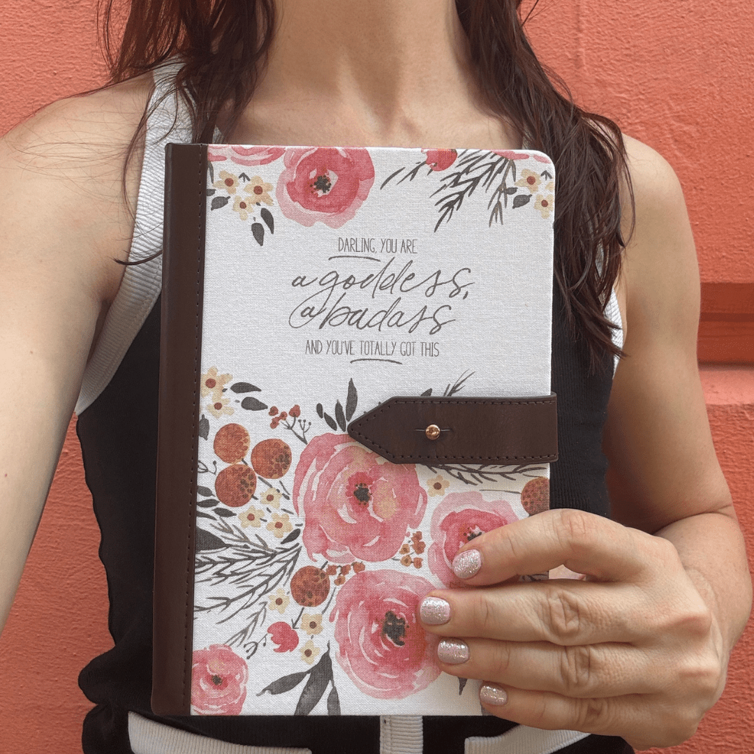 Darling You Are a Goddess Strap Journal | Women’s  Inspirational Motivational Notebook