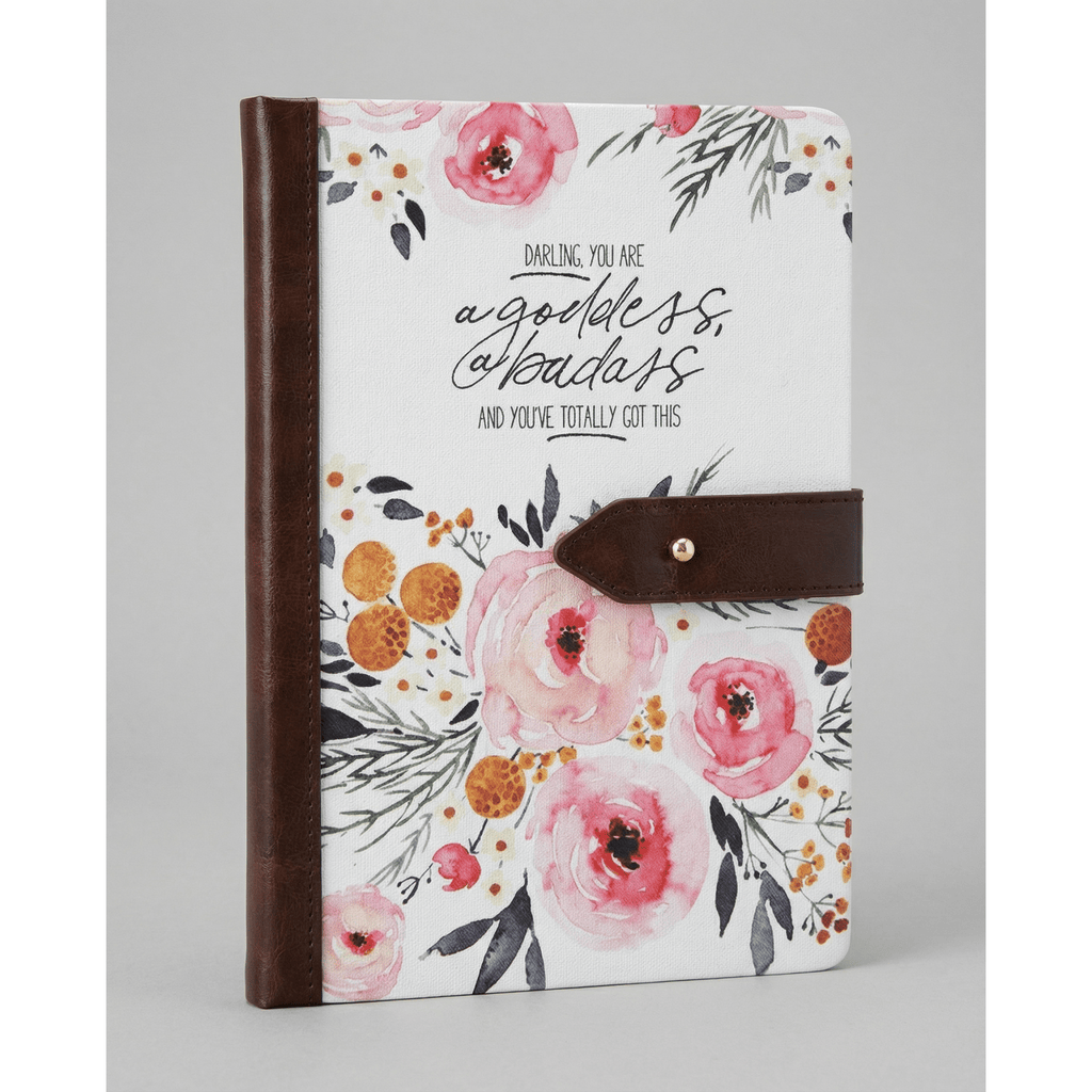 Darling You Are a Goddess Strap Journal | Women’s  Inspirational Motivational Notebook