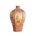 Elegant Enamel Porcelain Vase In A Regal Courtly Style