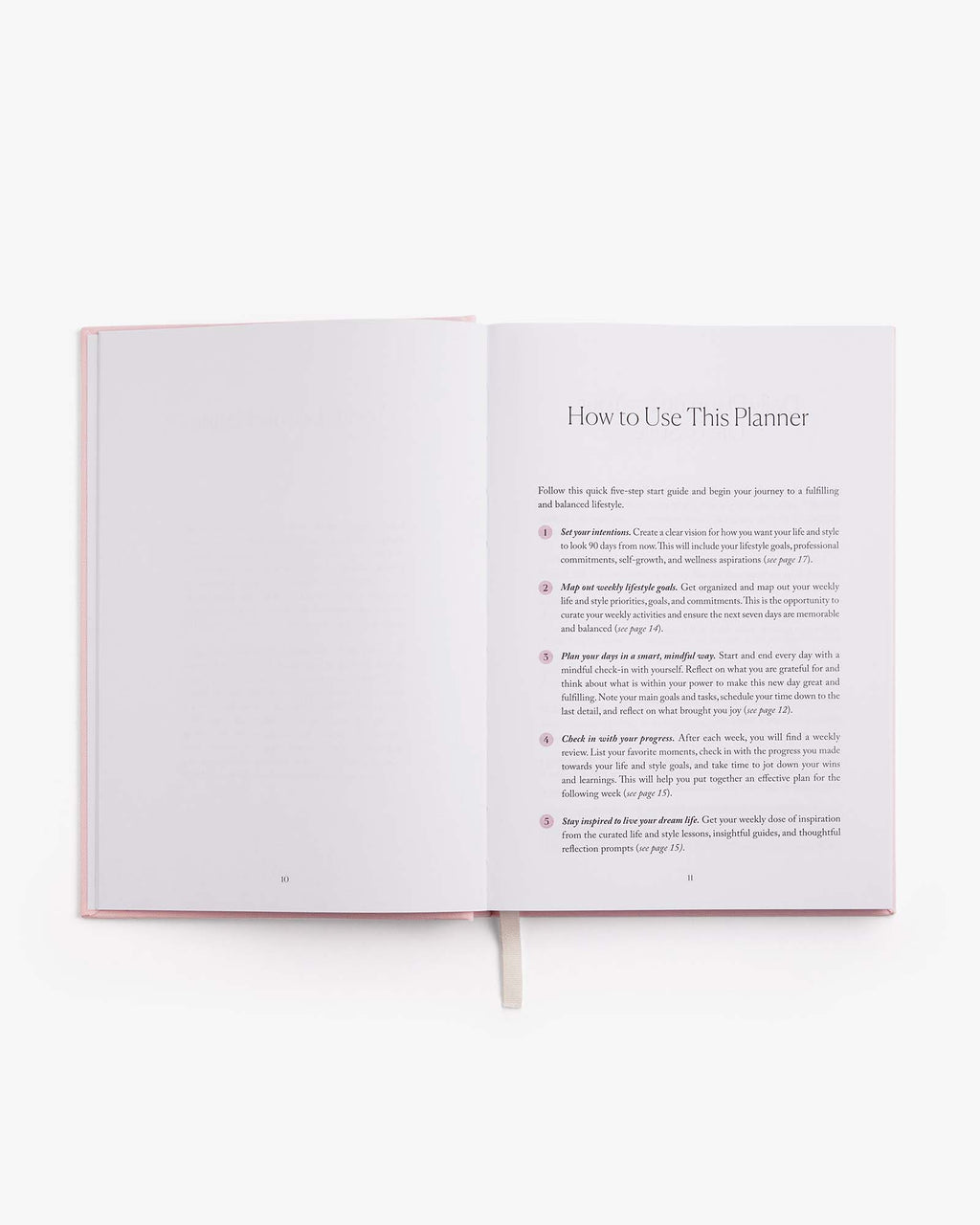 LIFE&Style Planner - Light Pink Girls Luxury Lifestyle Planner