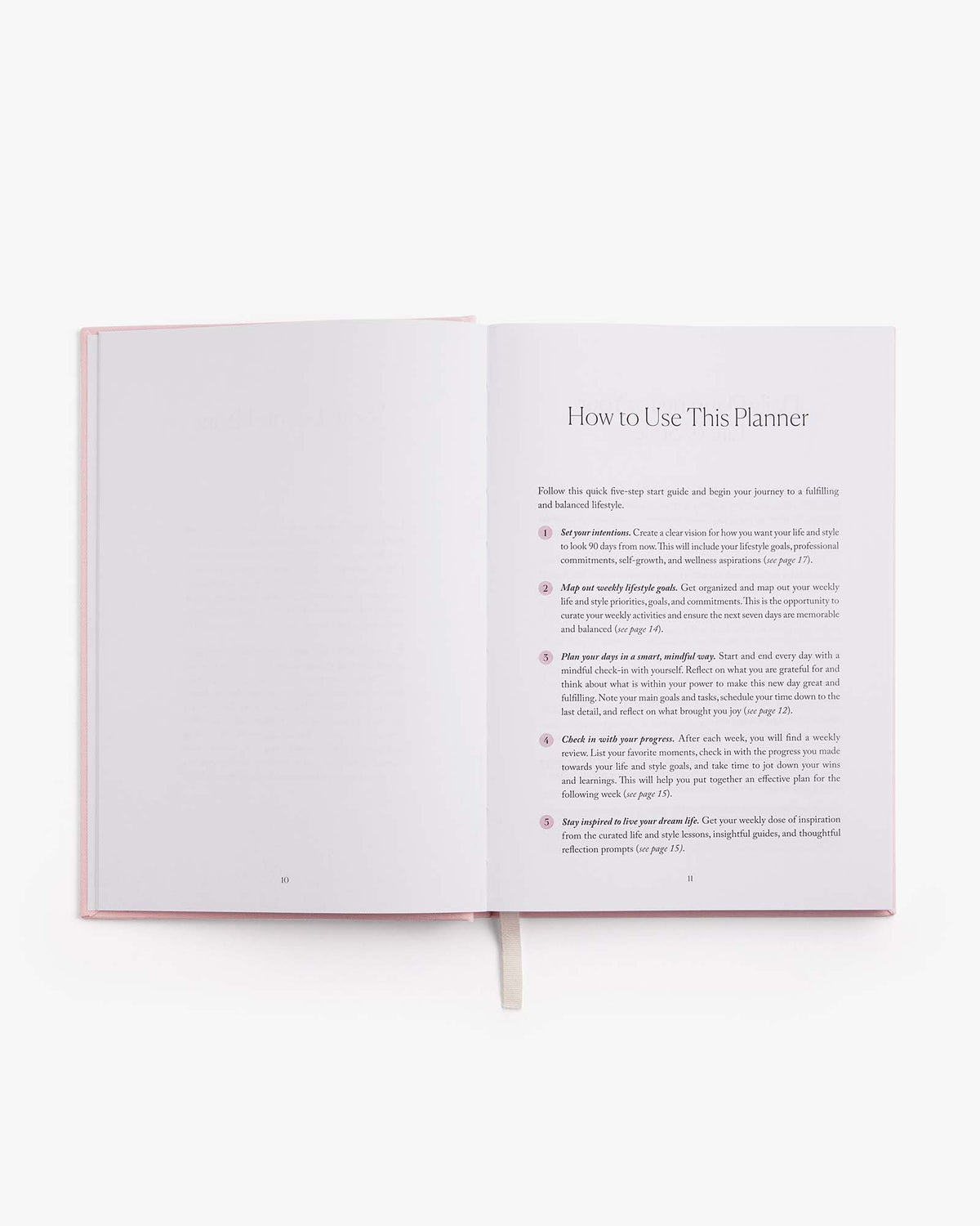 LIFE&Style Planner - Light Pink Girls Luxury Lifestyle Planner