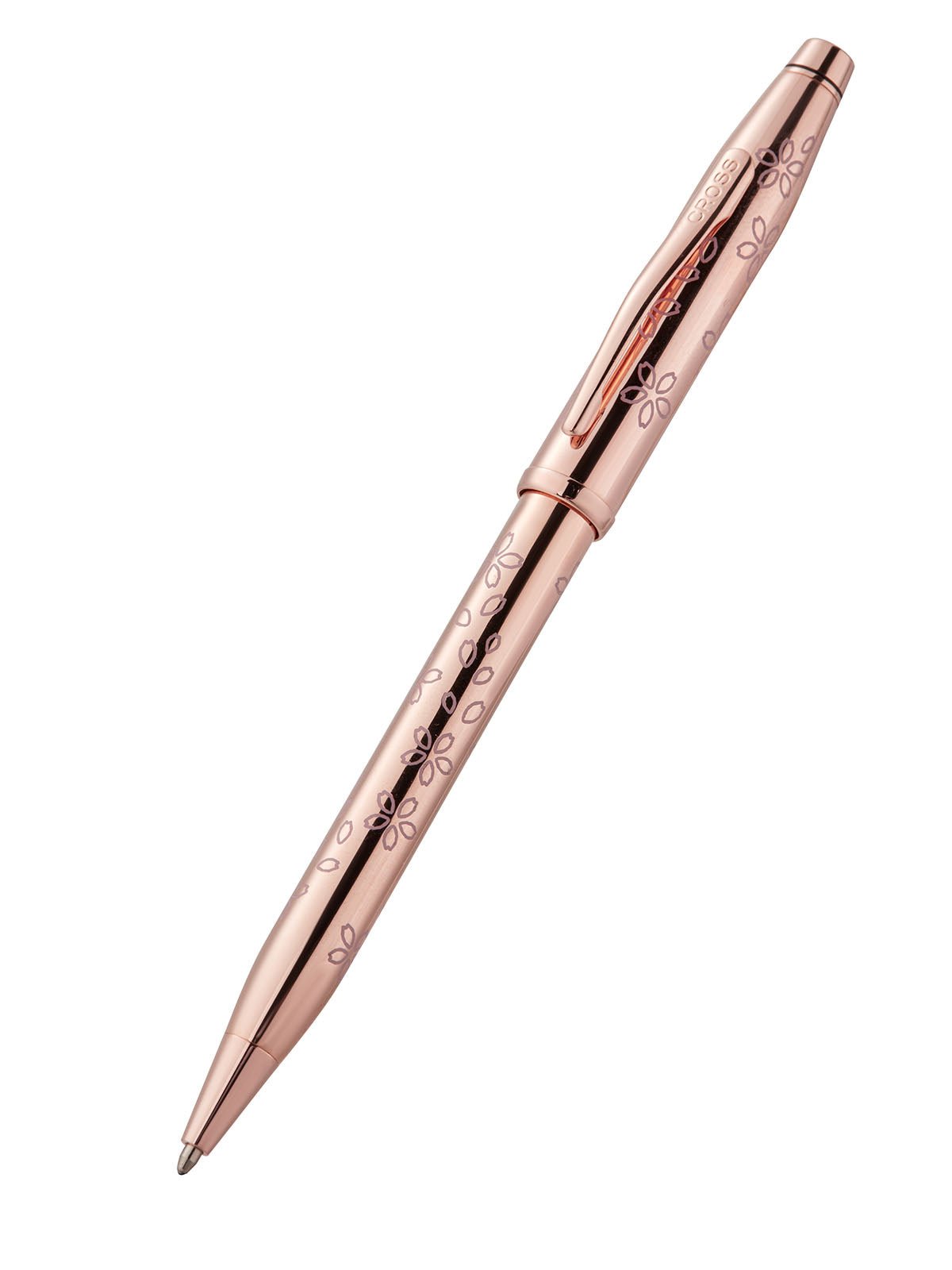 On Sale Now! Century® II Cherry Blossom Rose Floral Pattern Gold Plated Ballpoint Pen