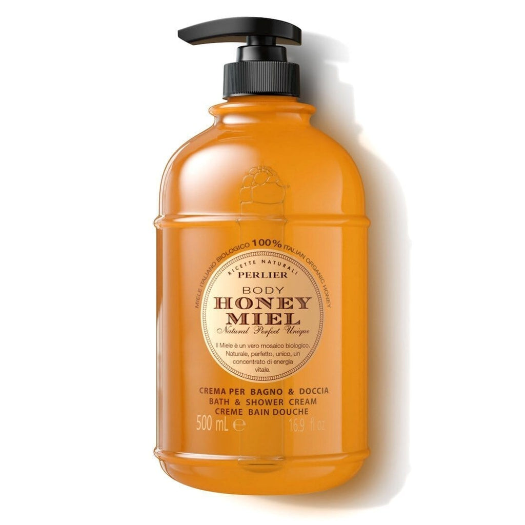 Perlier Original Honey Miel Bath and Shower Cream with Italian acacia honey
