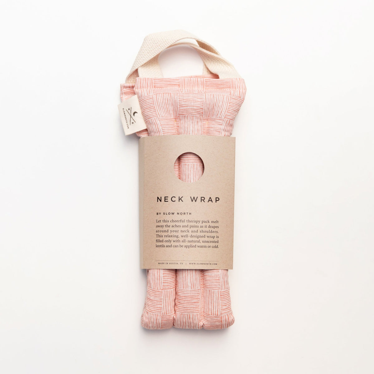 Pink Pampas Self-Care Neck Wrap | Microwavable Hot & Cold Therapy