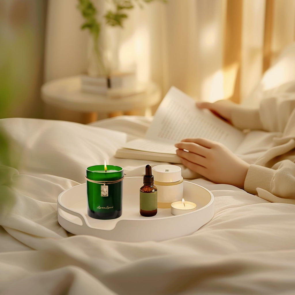 The Quiet Hour Signature Candle (Juniper, Lavender, and Cedarwood)