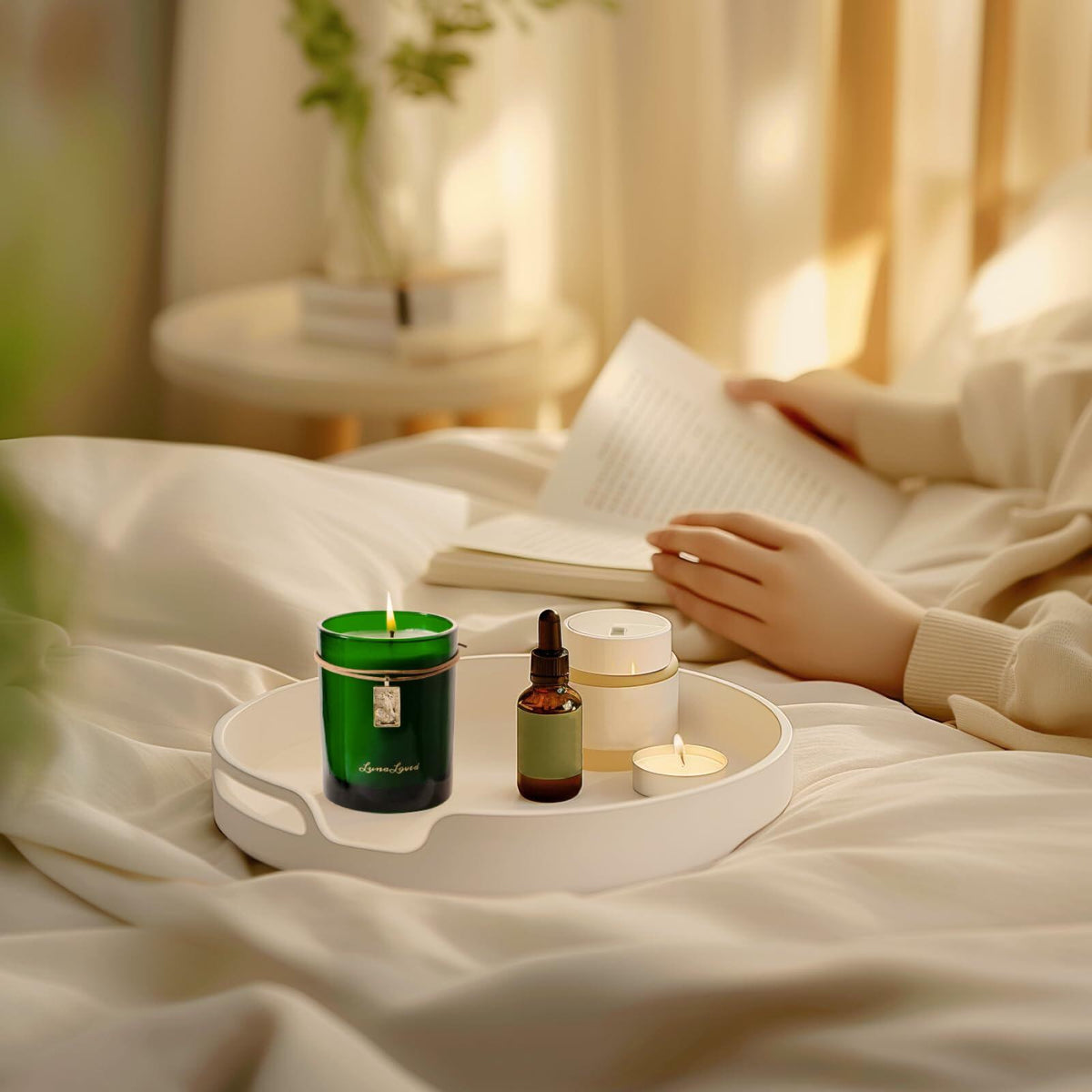 The Quiet Hour Signature Candle (Juniper, Lavender, and Cedarwood)