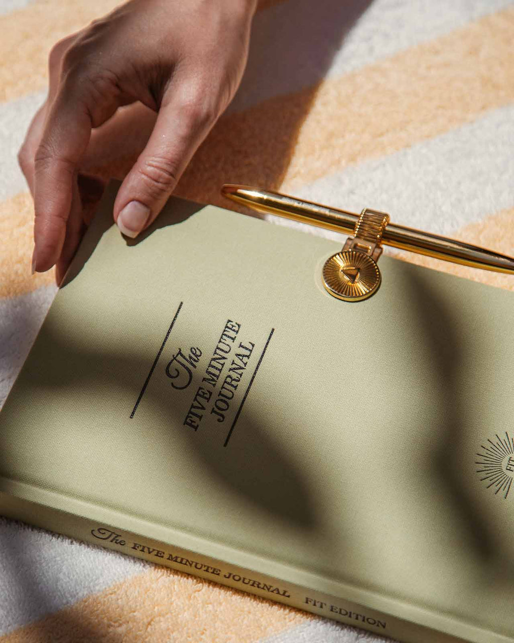 The Sunrise Pen Holder Clip | Luxury Metal Journal & Planner Accessory | The Venus Paper Co.