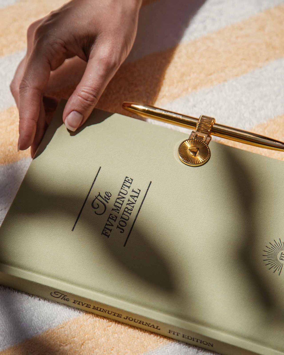 The Sunrise Pen Holder Clip | Luxury Metal Journal & Planner Accessory | The Venus Paper Co.