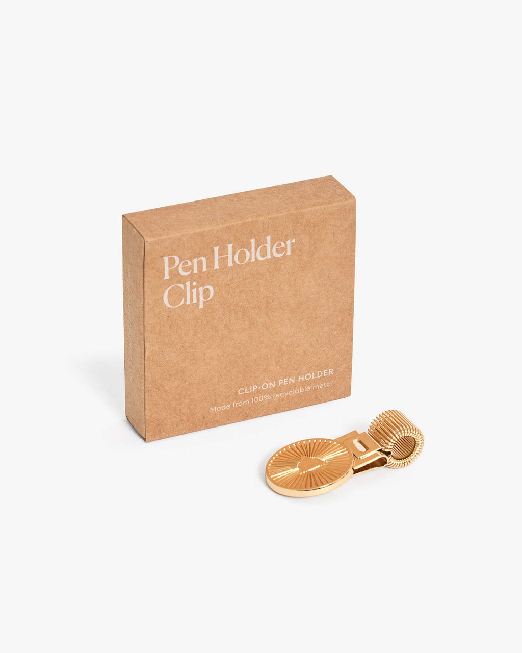The Sunrise Pen Holder Clip | Luxury Metal Journal & Planner Accessory | The Venus Paper Co.