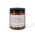 Trip to France Surprise Trip Candle