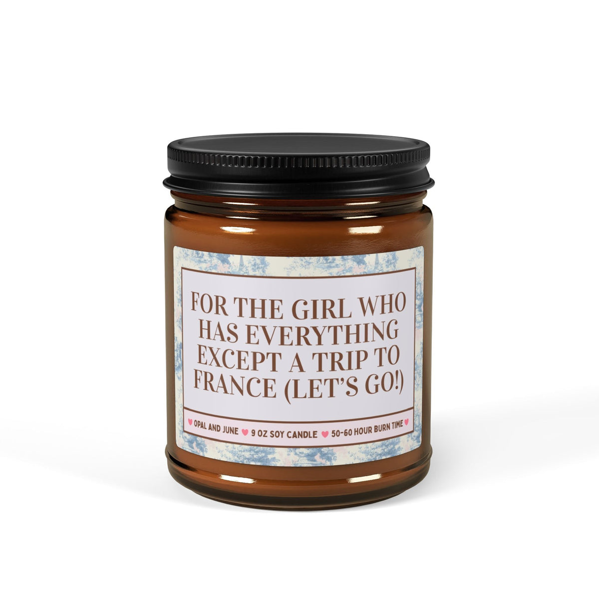 Trip to France Surprise Trip Candle