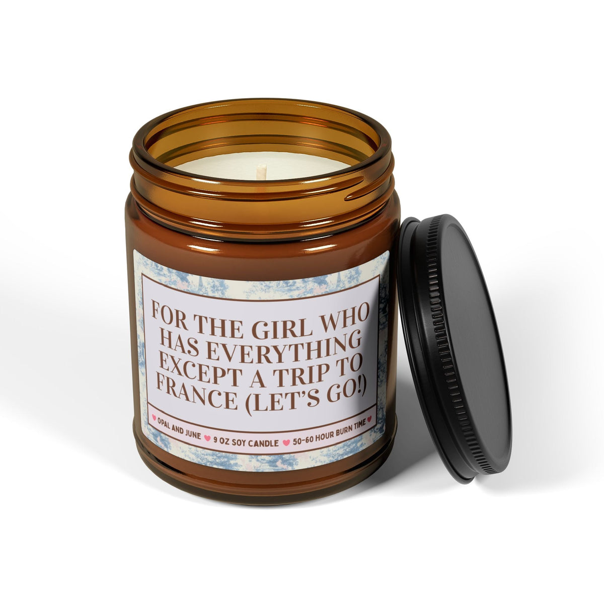 Trip to France Surprise Trip Candle