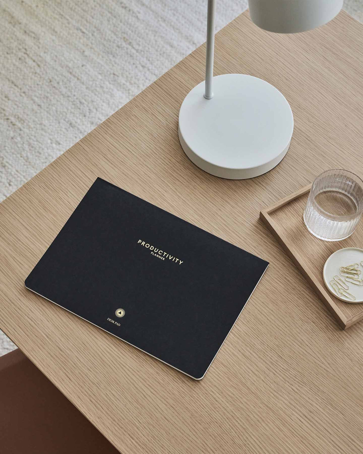 Undated Daily Desk Pad Planner For Tasks Habits Mood And Water
